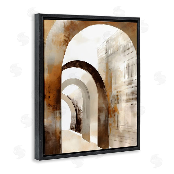 Stupell Industries Petal Prints Design | Rustic Arch Architecture Wall Art