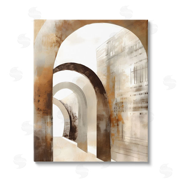 stupell industries Petal Prints Design | Rustic Arch Architecture Wall Art