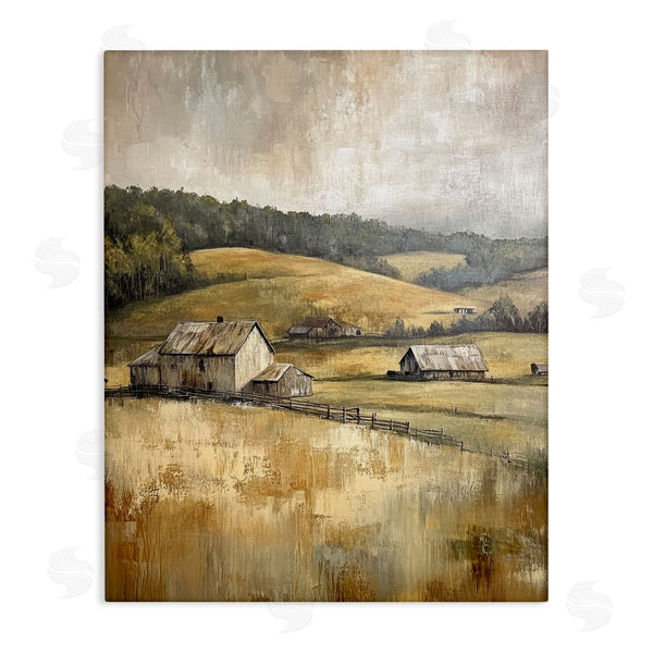 stupell industries Petal Prints Design | Rustic Farmland & Rolling Hills