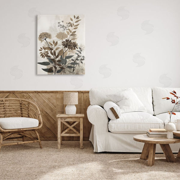 Stupell Industries Petal Prints Design | Rustic Wild Foliage Wall Art