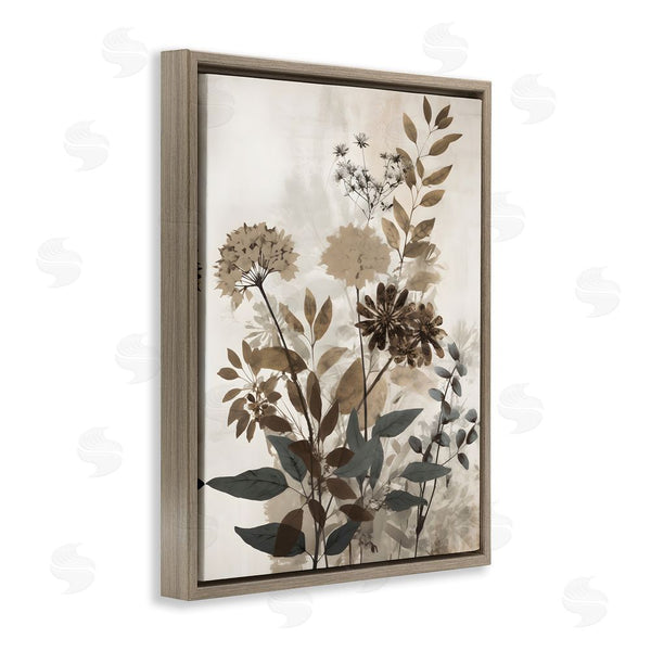 Stupell Industries Petal Prints Design | Rustic Wild Foliage Wall Art