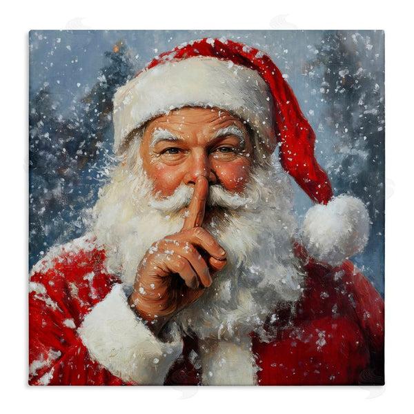 stupell industries Petal Prints Design | Secret Santa Shh Wall Art