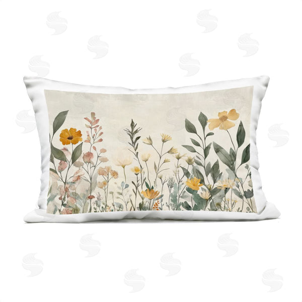 Stupell Industries Petal Prints Design | Shades Of Yellow Flowers Printed Throw Pillow