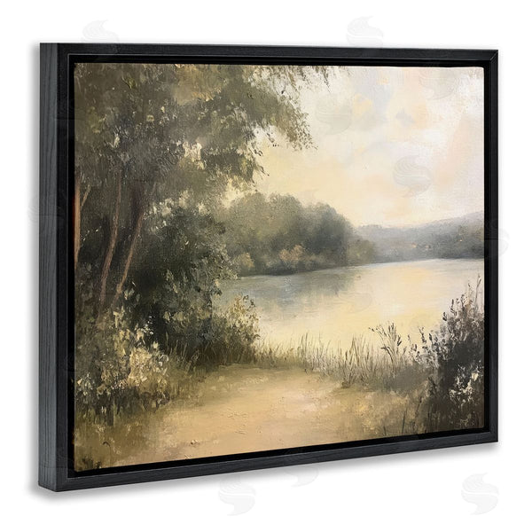 Stupell Industries Petal Prints Design | Shore Of Peaceful Lake