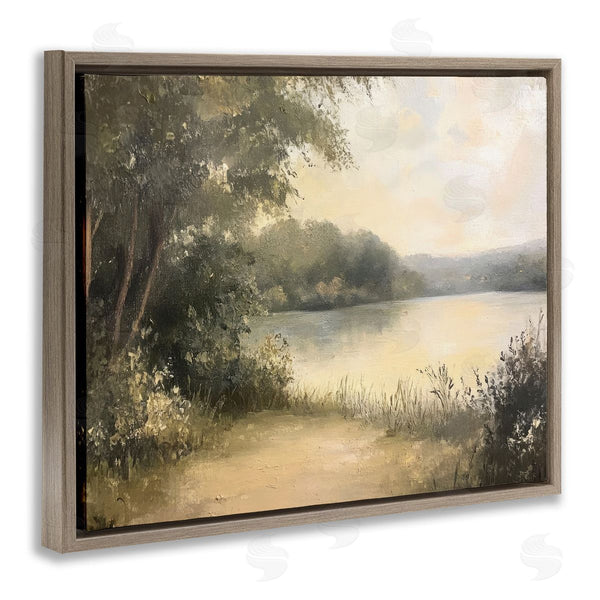 Stupell Industries Petal Prints Design | Shore Of Peaceful Lake