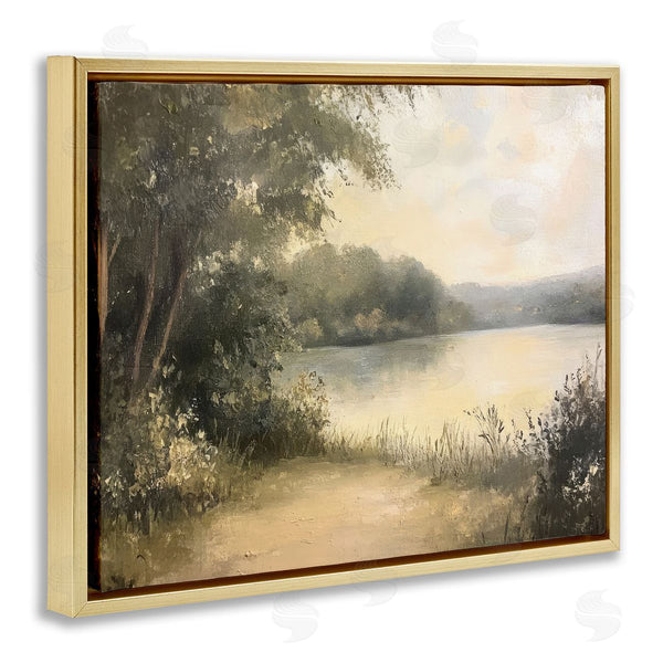 Stupell Industries Petal Prints Design | Shore Of Peaceful Lake