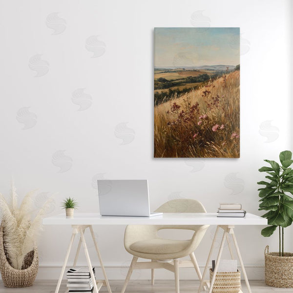 Stupell Industries Petal Prints Design | Simplistic Places Countryside Hill Wall Art