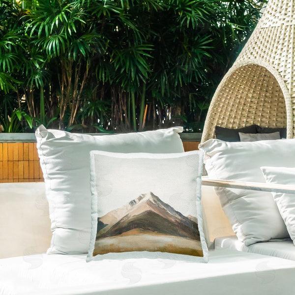 Stupell Industries Petal Prints Design | Solemn Mountain Landscape Printed Throw Pillow