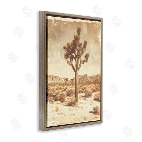 Stupell Industries Petal Prints Design | Southwest Landscape Lone Tree Wall Art