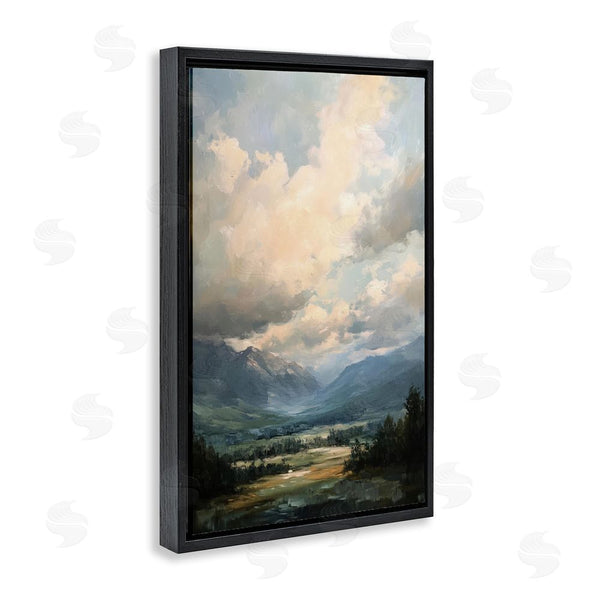 Stupell Industries Petal Prints Design | Split Heavens Cloudy Meadow Wall Art
