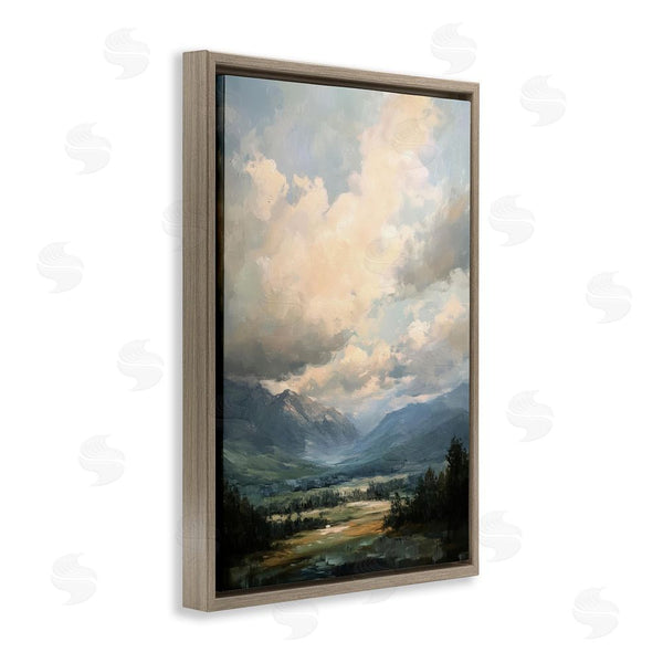 Stupell Industries Petal Prints Design | Split Heavens Cloudy Meadow Wall Art
