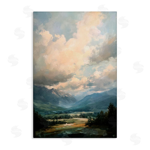 stupell industries Petal Prints Design | Split Heavens Cloudy Meadow Wall Art