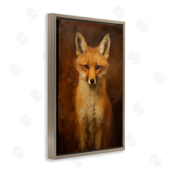 Stupell Industries Petal Prints Design | Stoic Baby Fox Wall Art