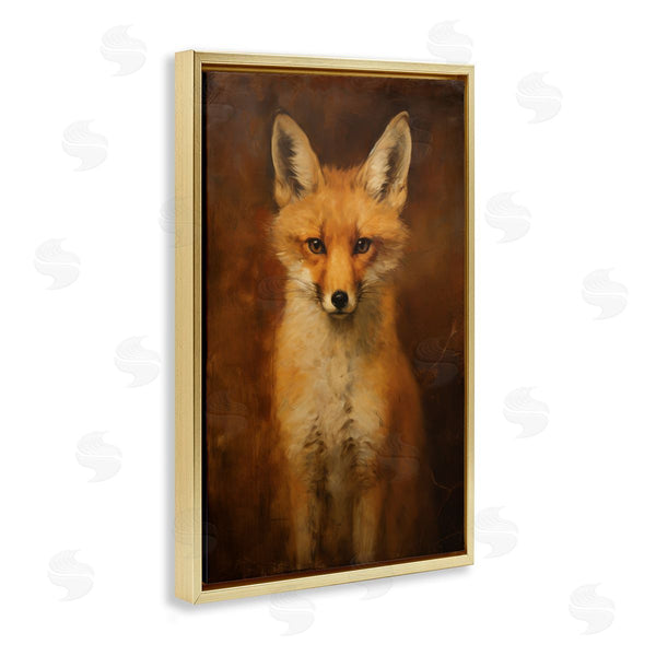 Stupell Industries Petal Prints Design | Stoic Baby Fox Wall Art
