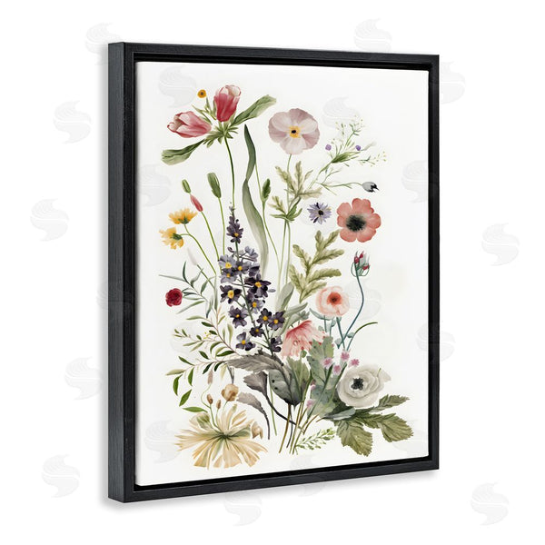 Stupell Industries Petal Prints Design | Subtle Wildflower Blooms Wall Art