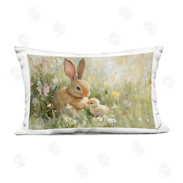 Stupell Industries Petal Prints Design | Sun Bathed Easter Babies Printed Throw Pillow
