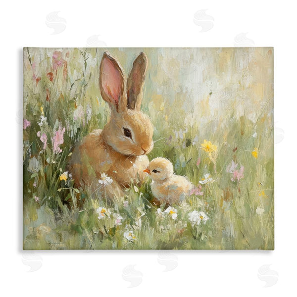 stupell industries Petal Prints Design | Sun Bathed Easter Babies Wall Art