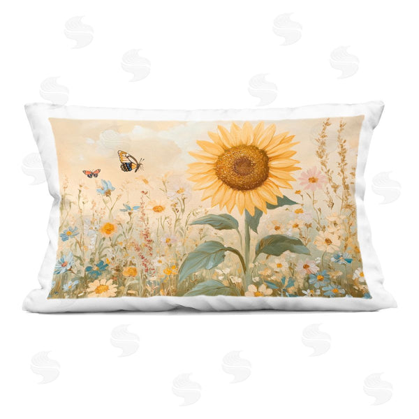 stupell industries Petal Prints Design | Sunflower Wonder Floral Meadow Printed Throw Pillow