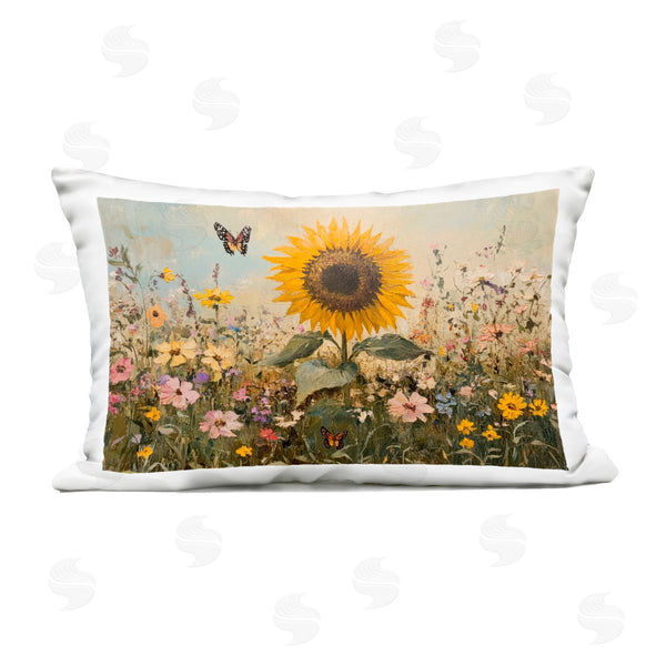 Stupell Industries Petal Prints Design | Sunflower Wonder Summer Meadow Printed Throw Pillow