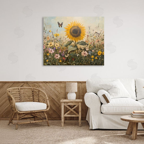 Stupell Industries Petal Prints Design | Sunflower Wonder Summer Meadow Wall Art
