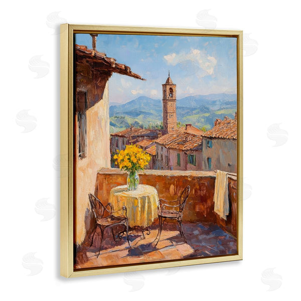 Stupell Industries Petal Prints Design | Sunlit Balcony View