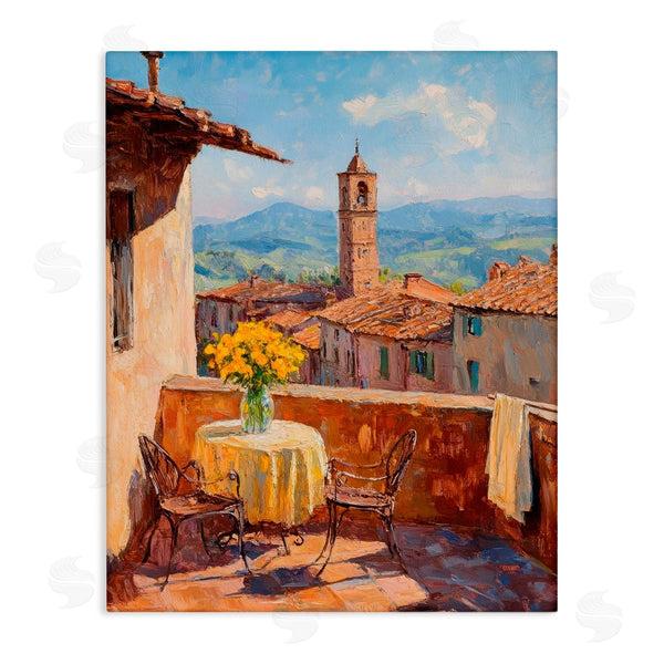 stupell industries Petal Prints Design | Sunlit Balcony View