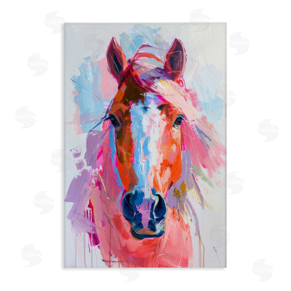stupell industries Petal Prints Design | Sunset Horse Visage Wall Art