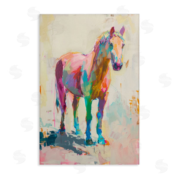 stupell industries Petal Prints Design | Sunset Hued Horse Wall Art