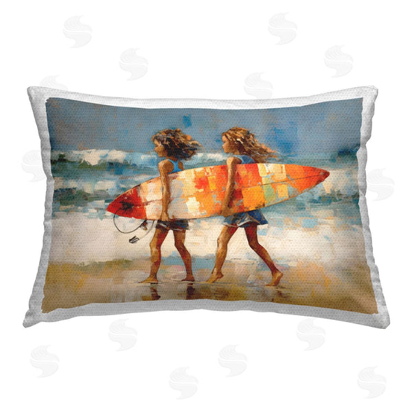 Stupell Industries Petal Prints Design | Surfboard Kids Friends