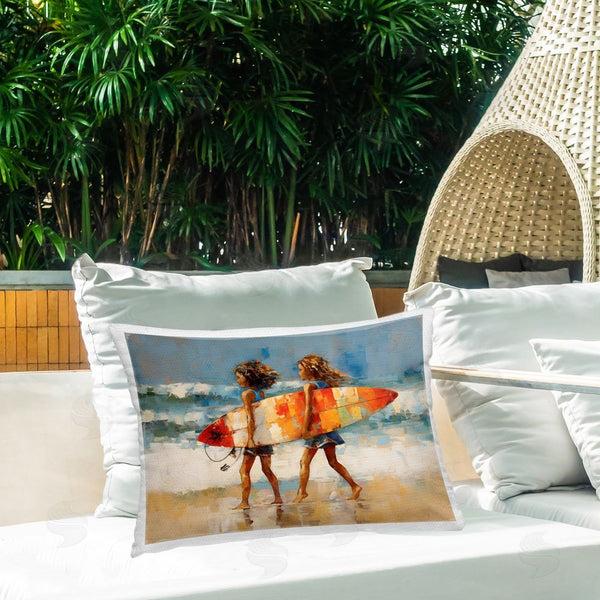 Stupell Industries Petal Prints Design | Surfboard Kids Friends