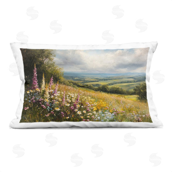 stupell industries Petal Prints Design | Tall Hyacinth Wildflower Patch Printed Throw Pillow