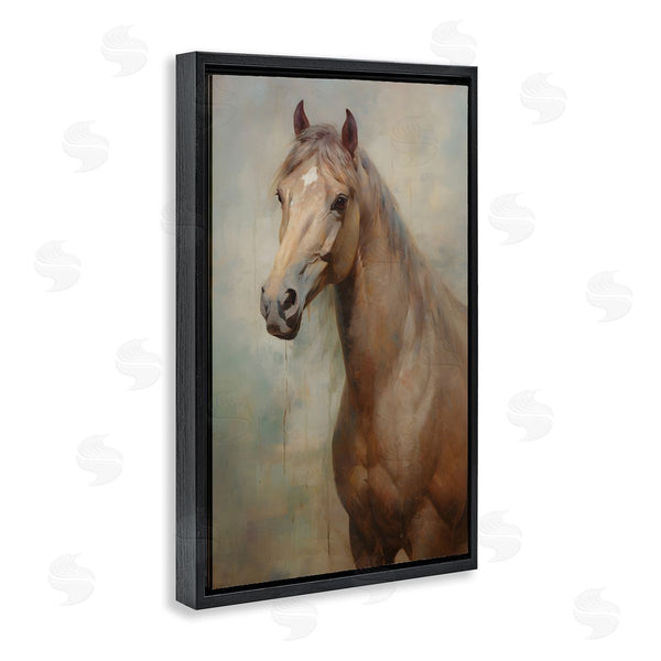 Stupell Industries Petal Prints Design | Tan Horse Visage
