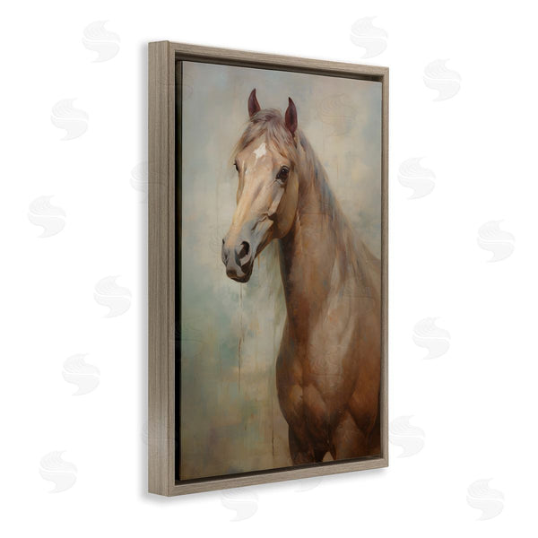 Stupell Industries Petal Prints Design | Tan Horse Visage