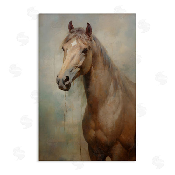 stupell industries Petal Prints Design | Tan Horse Visage