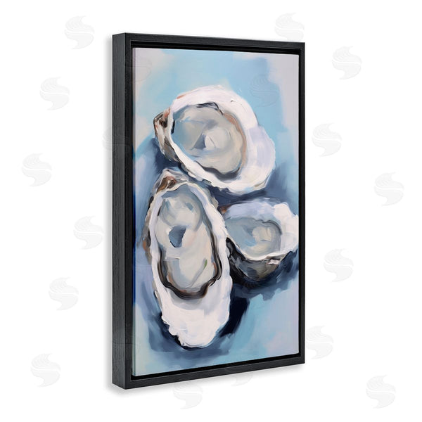 Stupell Industries Petal Prints Design | Three Oyster Seashells Wall Art