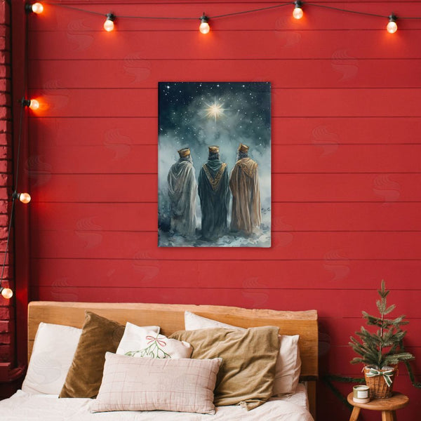 Stupell Industries Petal Prints Design | Three Wise Men & North Star Wall Art