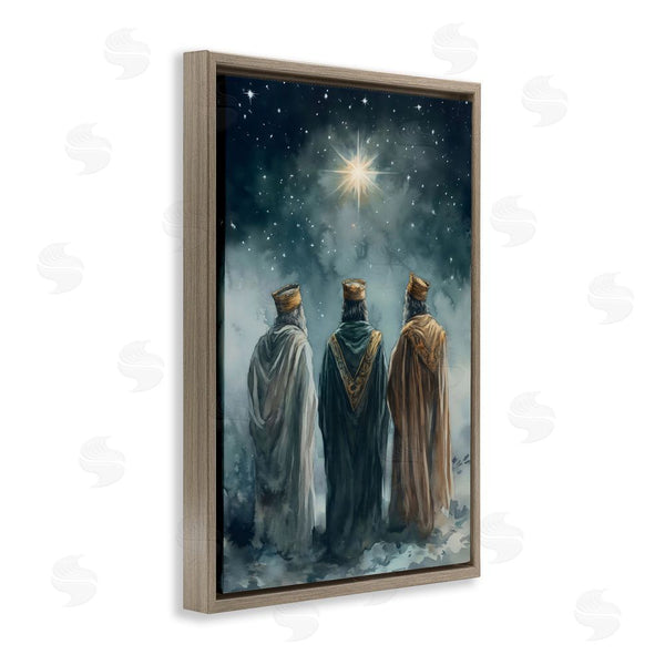 Stupell Industries Petal Prints Design | Three Wise Men & North Star Wall Art