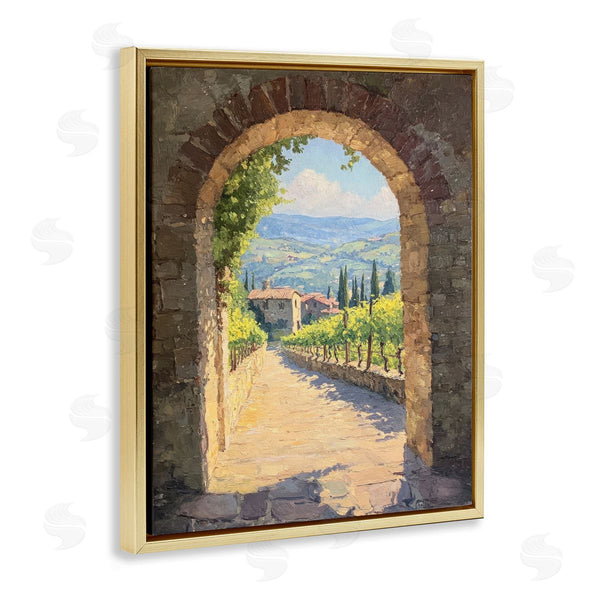 Stupell Industries Petal Prints Design | Tranquil Garden Arch