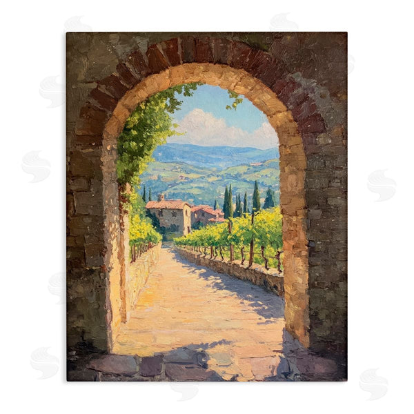 stupell industries Petal Prints Design | Tranquil Garden Arch