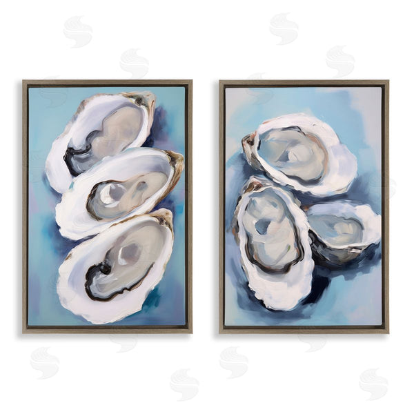 Stupell Industries Petal Prints Design | Trio Half Shell Oysters Wall Art