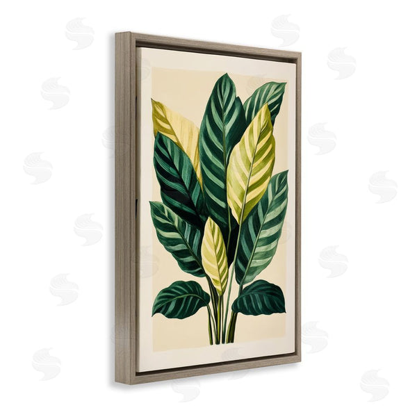 Stupell Industries Petal Prints Design | Tropical Leaves Green Branches Wall Art
