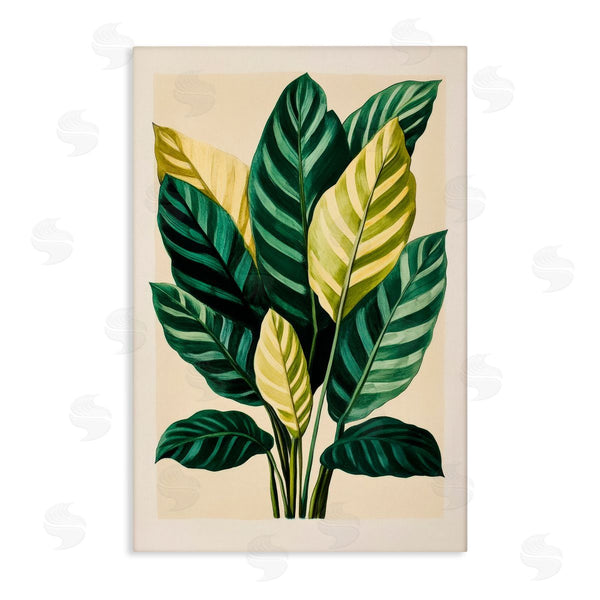 stupell industries Petal Prints Design | Tropical Leaves Green Branches Wall Art