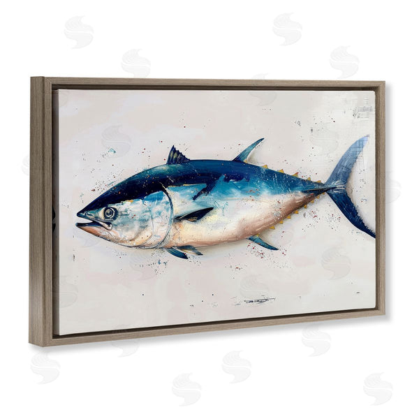 Stupell Industries Petal Prints Design | Tuna Fish Sea Life