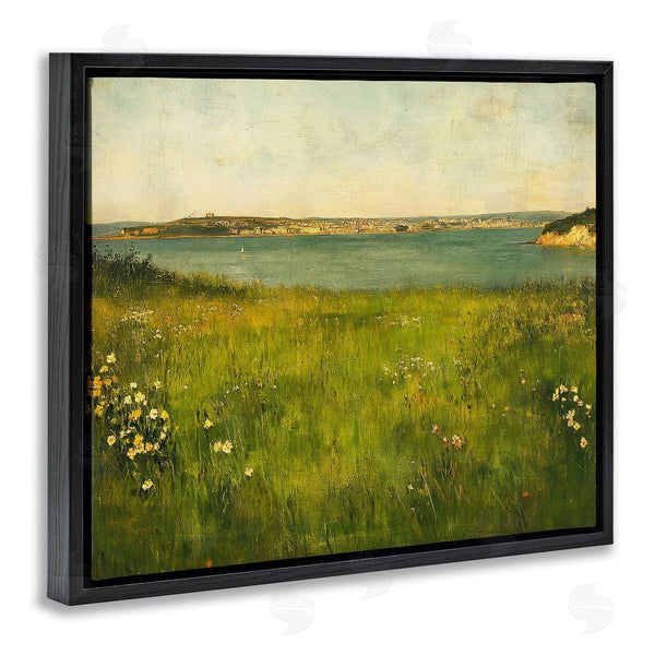 Stupell Industries Petal Prints Design | Turquoise Lake Landscape