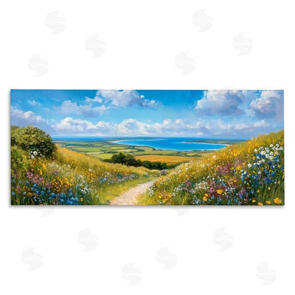 stupell industries Petal Prints Design | Valley Path Coastal Landscape Wall Art