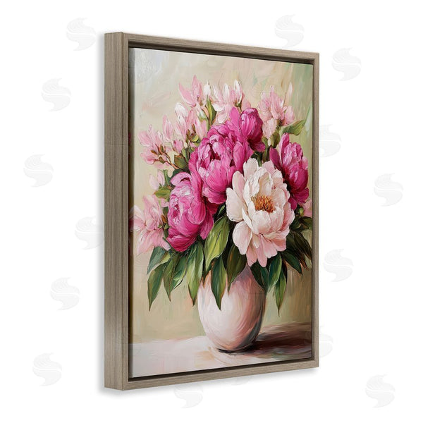 Stupell Industries Petal Prints Design | Vibrant Pink Floral Bouquet Wall Art