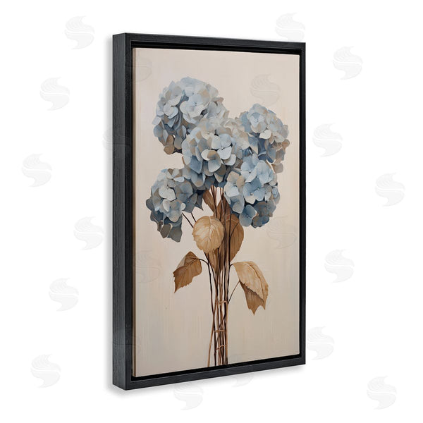 Stupell Industries Petal Prints Design | Vintage Blue Hydrangea Wall Art