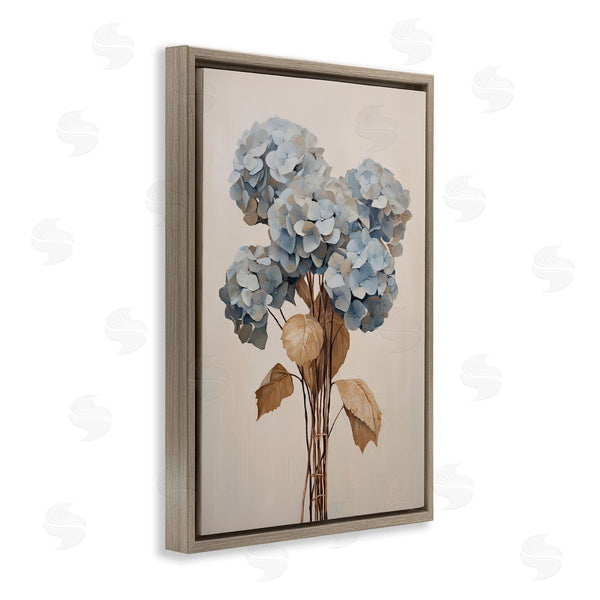 Stupell Industries Petal Prints Design | Vintage Blue Hydrangea Wall Art