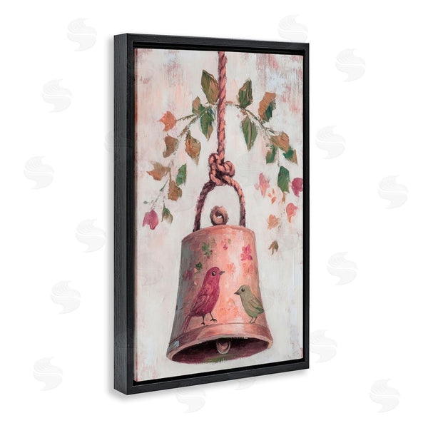 Stupell Industries Petal Prints Design | Vintage Christmas Bell Wall Art