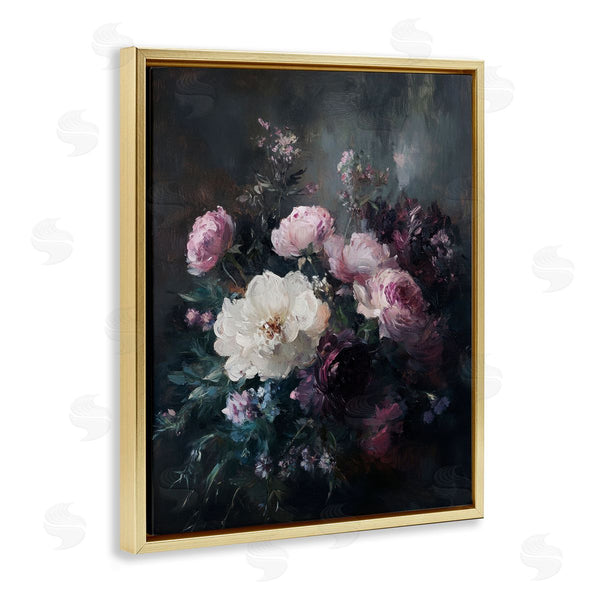 Stupell Industries Petal Prints Design | Vintage Dark Blossoms
